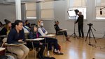 Class full of video students.